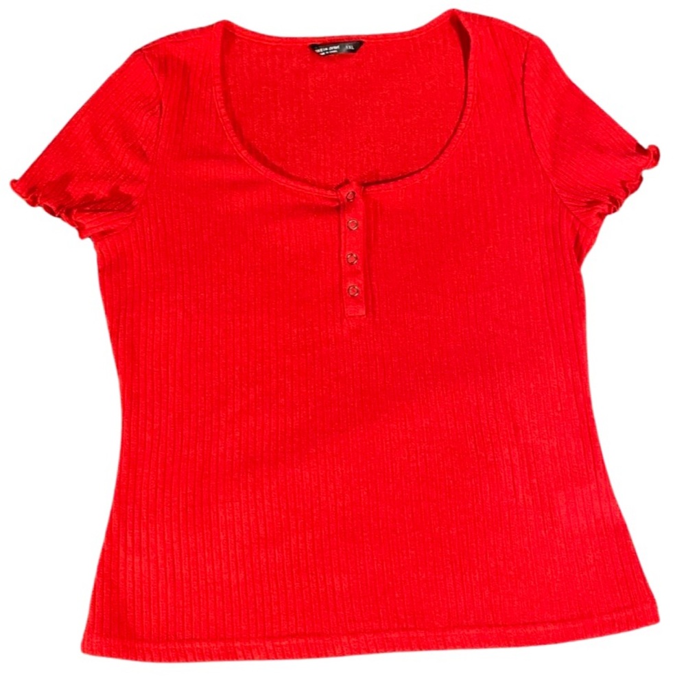 SHEIN Women’s Blouse Red Size Extra Large NWOT
